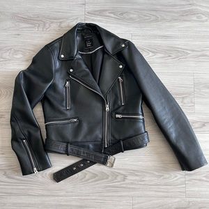 ZARA FAUX LEATHER JACKET